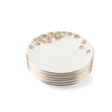 Stylish Lilac -  Cake Set (Set of 9) - Beige & Gold