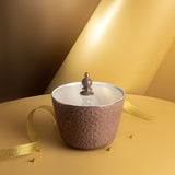Crown - Medium Date Bowl - Brown & Gold