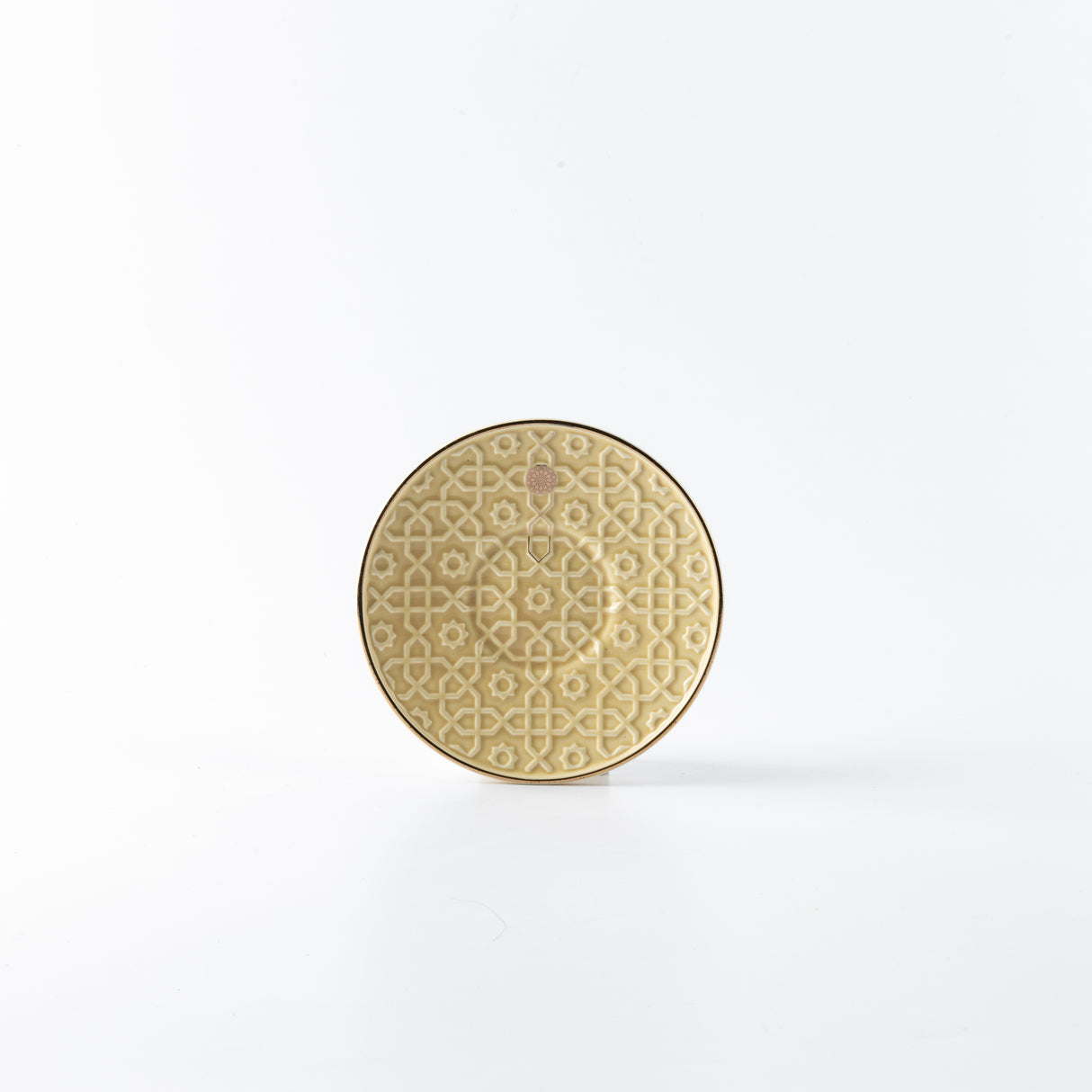 Luxury Rosette Coffee Duo (Set of 2)- Ivory & Gold