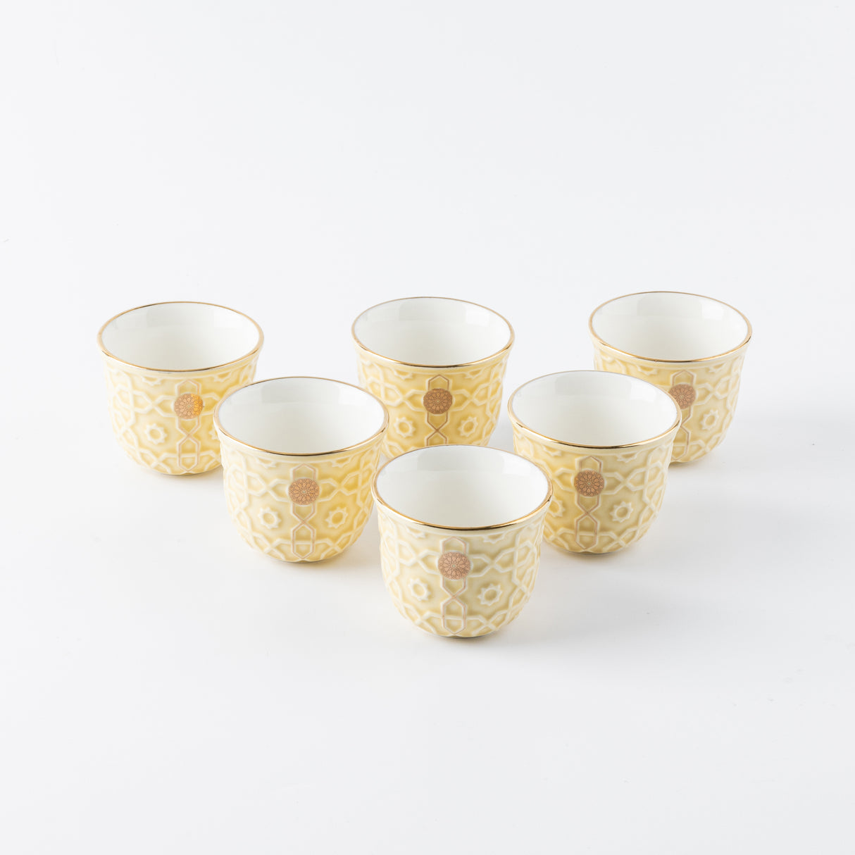 Rosette - Arabic Coffee Set - Ivory & Gold