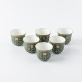 Rosette - Arabic Coffee Set - Green & Gold