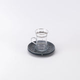 Atheer - Tea Set (19-Pc) - Dark Blue & Silver