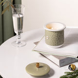Asala - Medium Candle| Mystic Woods - Olive Green & Gold