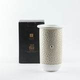 Asala - Medium Decorative Vase - Beige & Gold