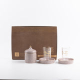 Jiwar - Tea Set (13-Pc) - Lavender & Gold