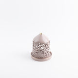 Jiwar - Small Lantern Candle Holder - Lavender & Gold