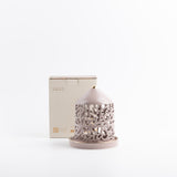 Jiwar - Small Lantern Candle Holder - Lavender & Gold