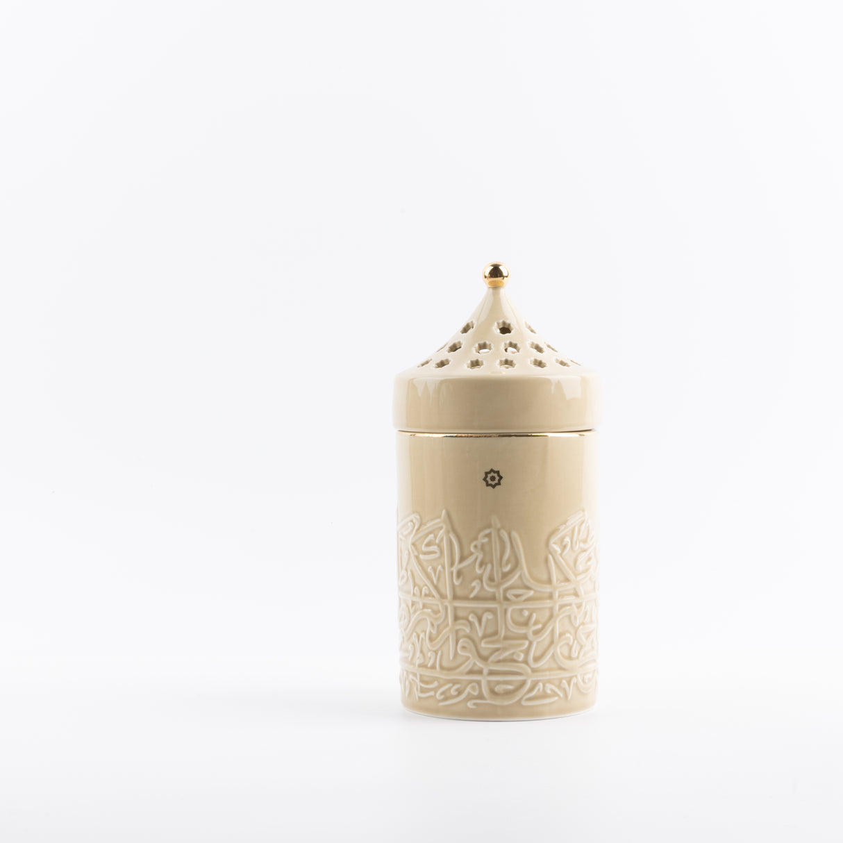 Jiwar - Incense Burner - Ivory & Gold