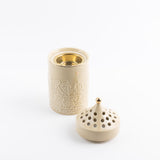 Jiwar - Incense Burner - Ivory & Gold