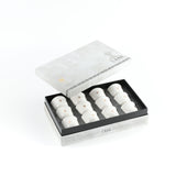 Naqsh - Arabic Coffee Cups (12-Pc)-White & Gold