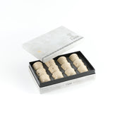 Naqsh - Arabic Coffee Cups (12-Pc)- Ivory & Gold
