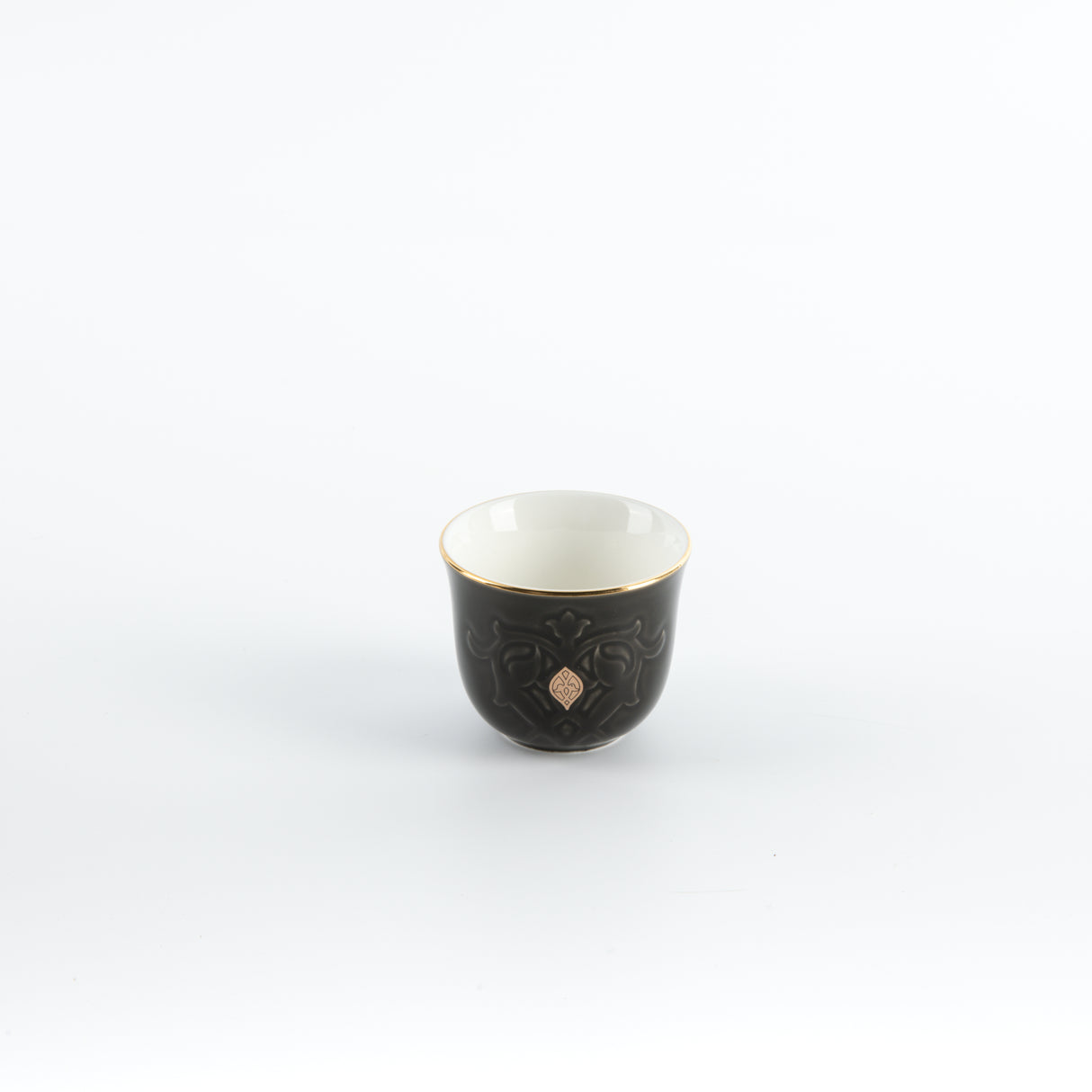 Naqsh - Arabic Coffee Cups (12-Pc)- Black & Gold