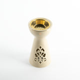 Naqsh - Incense Burner - Ivory & Gold