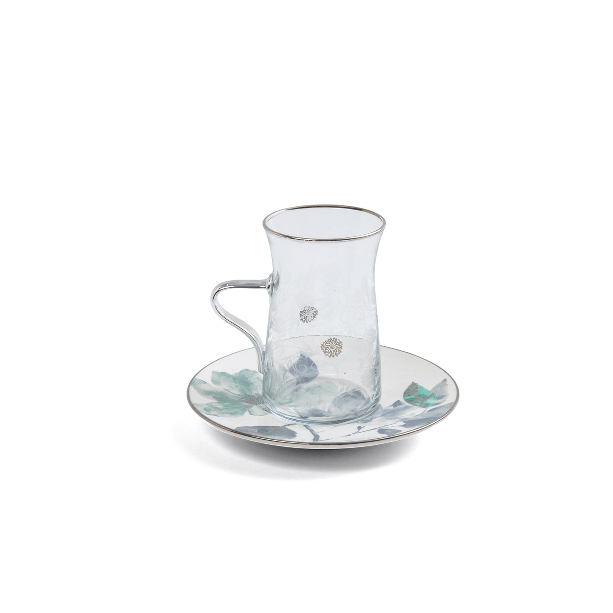 Marisella - Tea Set (19-Pc) - Blue & Silver