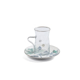 Marisella - Tea Set (19-Pc) - Blue & Silver