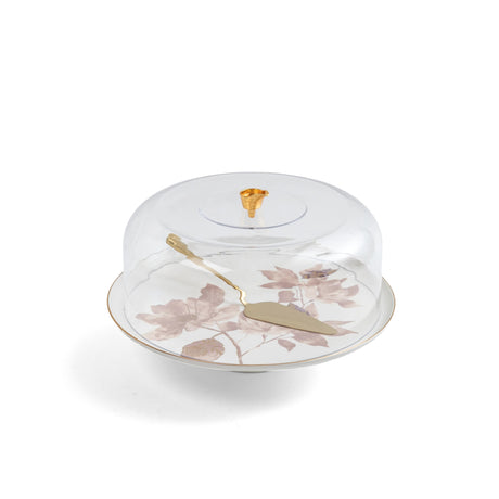 Marisella - Cake Set (9-Pc) - Red & Gold