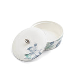 Marisella - Medium Decorative Canister - Blue & Silver