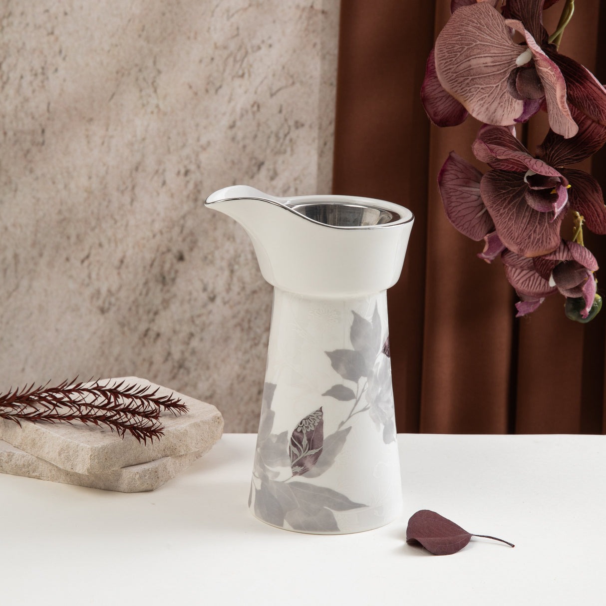 Marisella - Incense Burner - Grey & Silver