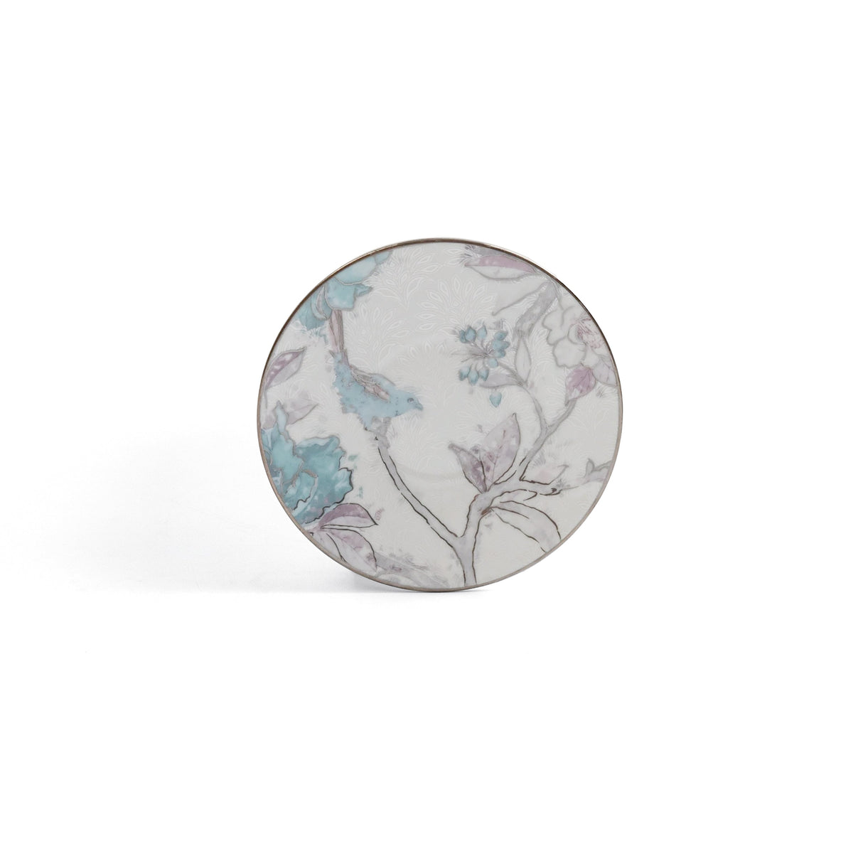 Khuzama - Espresso/Turkish Coffee Set (12-Pc) - Blue & Silver