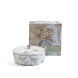 Khuzama - Medium Decorative Canister - Blue & Silver