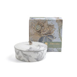 Khuzama - Medium Decorative Canister - Grey & Silver