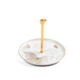 Veloura - Arabic Coffee Cups With Holder - Brown & Gold