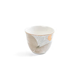 Veloura - Arabic Coffee Cups With Holder - Brown & Gold