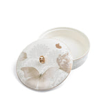 Veloura - Large Decorative Canister - Brown & Gold