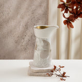 Otantik Porcelain Incense Burner Form Veloura Brown + Gold MS Department Store Oman