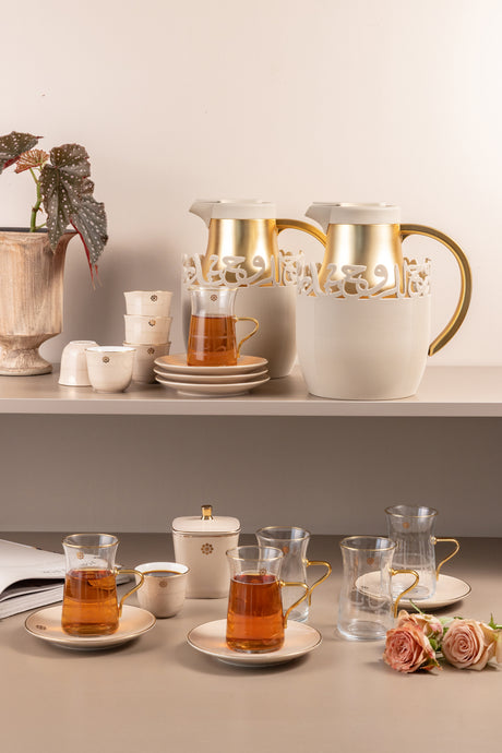 Mirral - Ultimate Brew Deluxe Set (21-Pc)- Beige & Gold