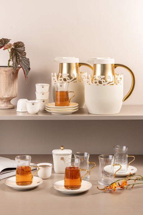 Mirral - Ultimate Brew Deluxe Set (21-Pc)- White & Gold