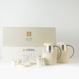 Mirral - Ultimate Brew Deluxe Set (21-Pc)- White & Silver