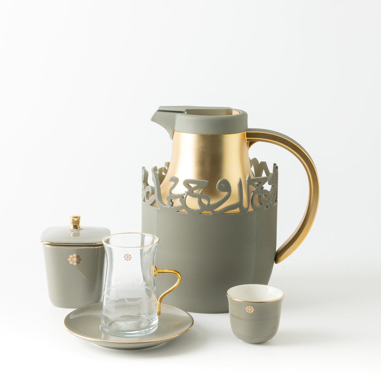 Mirral - Ultimate Brew Deluxe Set (21-Pc)- Grey & Gold