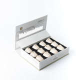 Mirral - Arabic Coffee Cups Set (12-Pc) - Beige & Gold