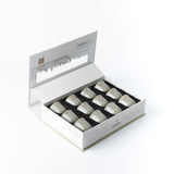 Mirral - Arabic Coffee Cups Set (12-Pc) - Grey & Gold