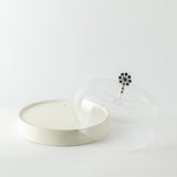 Mirral - Cake Set (9-Pc) - White & Silver