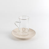 Octara - Tea Set (13-Pc) - Beige & Silver