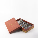 Octara - Tea Set (13-Pc) - Grey & Gold