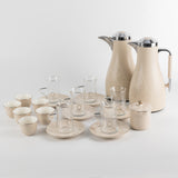 Octara - Ultimate Brew Deluxe Set (21-Pc) - Beige & Silver