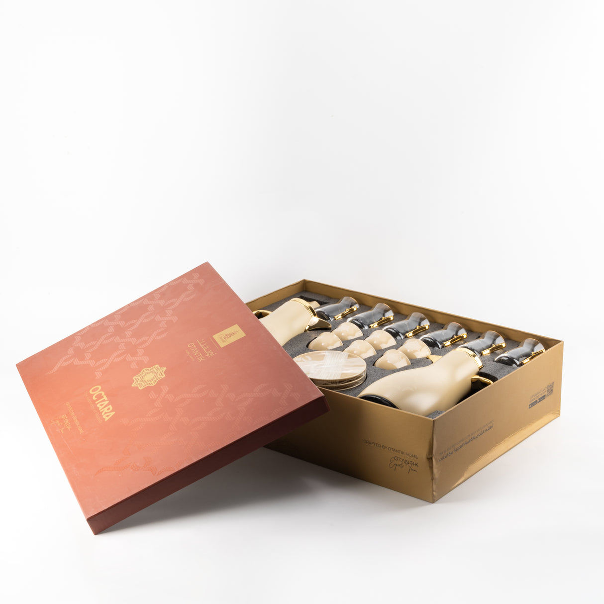 Octara - Ultimate Brew Deluxe Set (21-Pc) - Ivory & Gold
