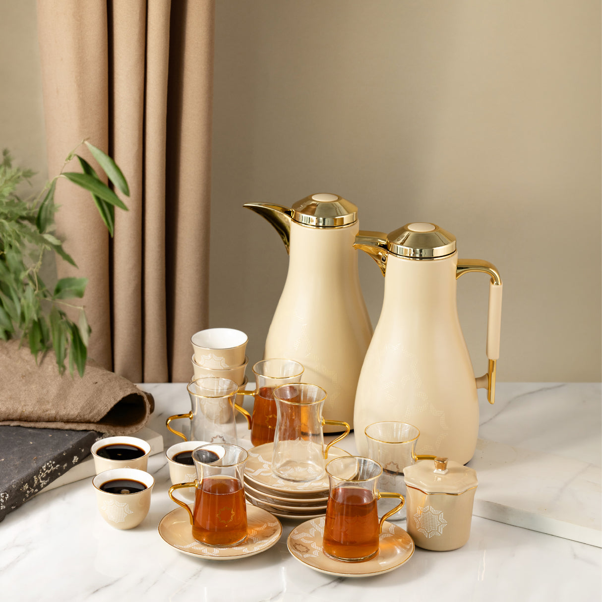 Octara - Ultimate Brew Deluxe Set (21-Pc) - Ivory & Gold