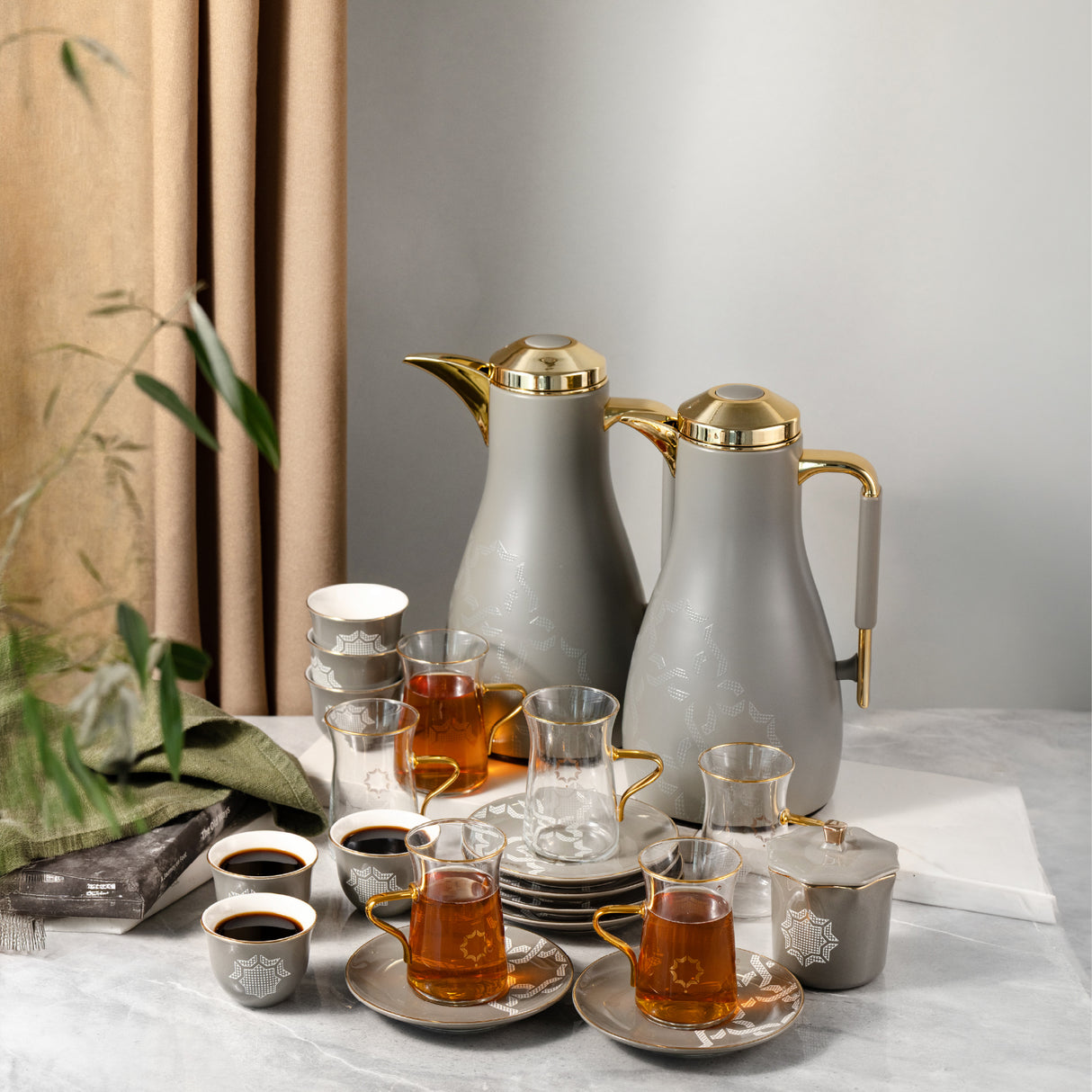 Octara - Ultimate Brew Deluxe Set (21-Pc) - Grey & Gold