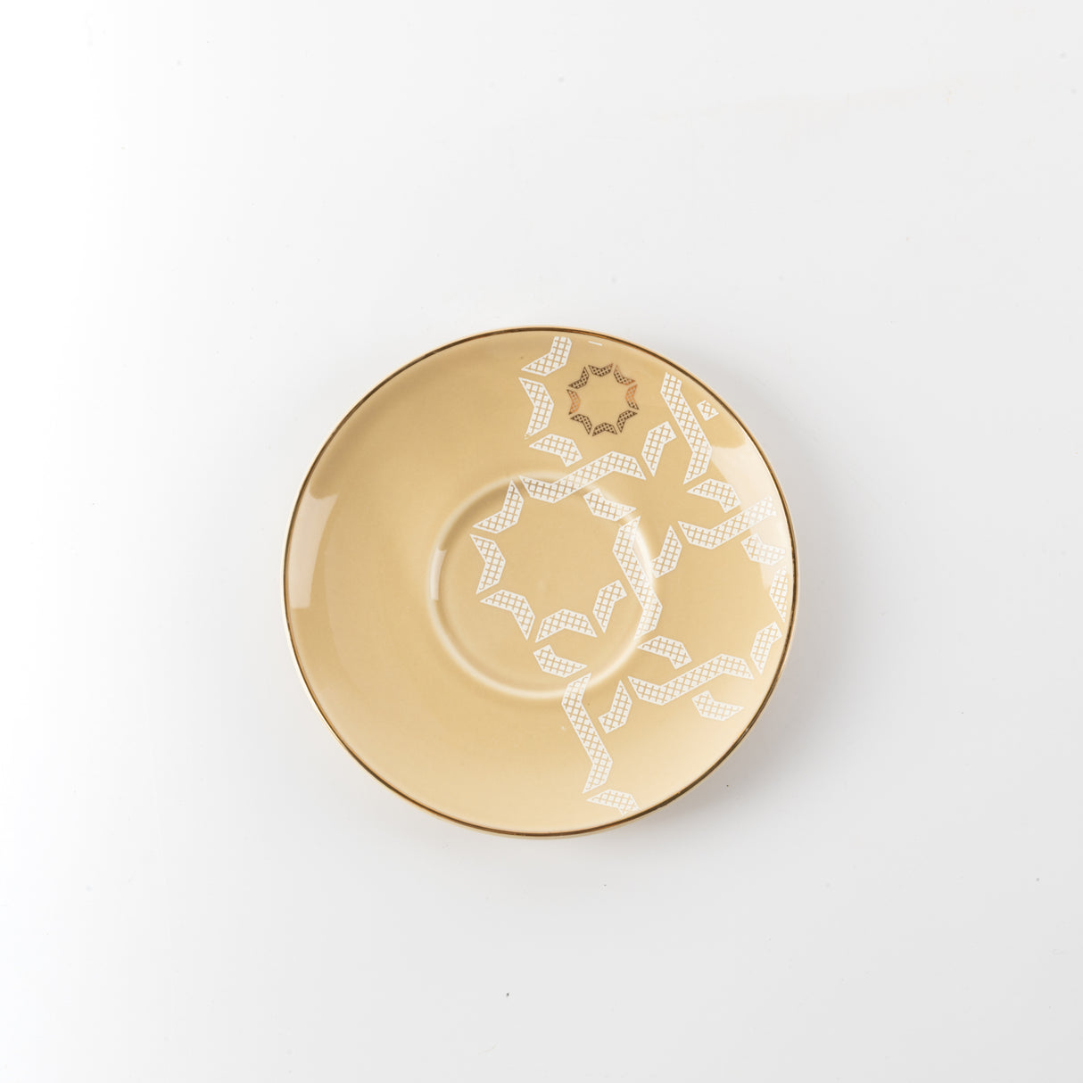 Octara - Espresso/Turkish Coffee Set (12-Pc) - Ivory & Gold