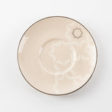 Octara - Cappuccino Set (12-Pc) - Beige & Silver