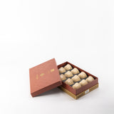 Octara - Arabic Coffee Cups Set (12-Pc) - Ivory & Gold