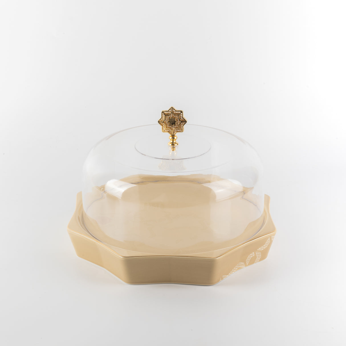 Octara - Cake Set (9-Pc) - Ivory & Gold