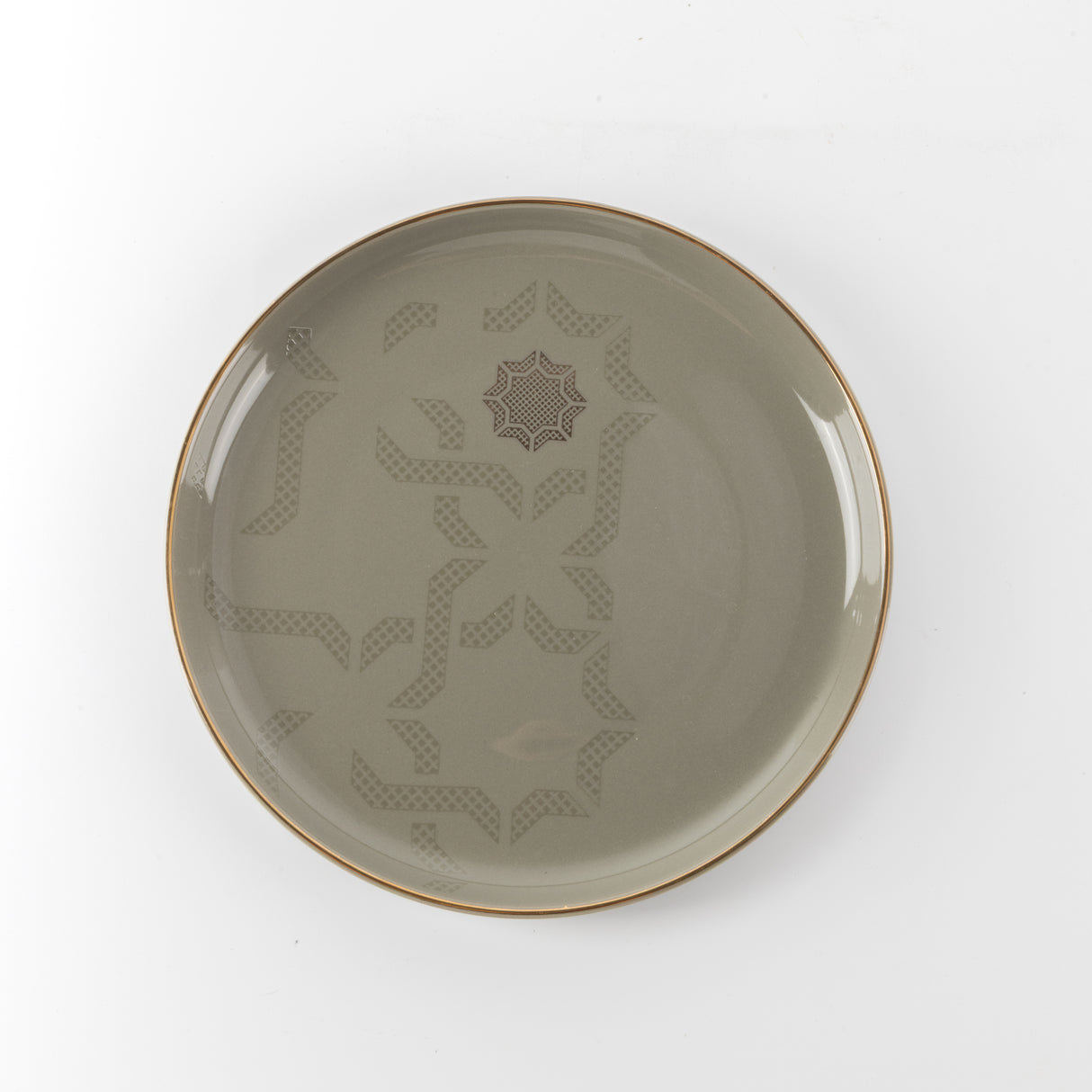 Octara - Cake Set (9-Pc) - Grey & Gold