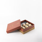Octara - Arabic Coffee Cups With Holder- Ivory & Gold