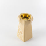 Octara - Incense Burner - Ivory & Gold