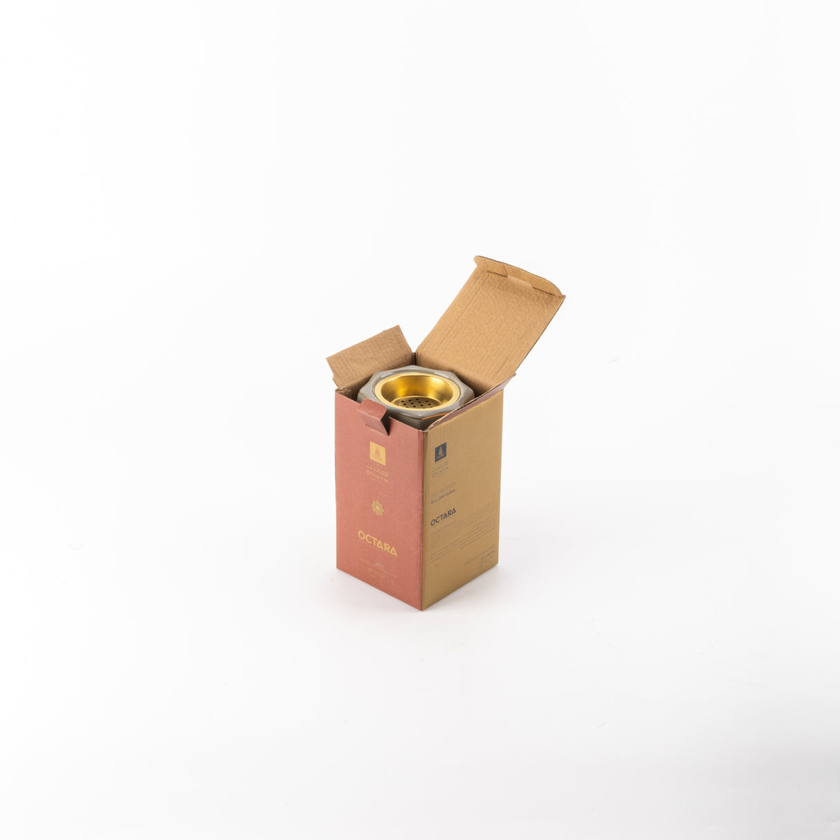 Octara - Incense Burner - Grey & Gold
